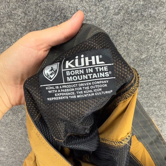 Kuhl Shorts Men 40 Brown Mid Rise Bermuda Flat Front Pockets Regular Fit Solid - Picture 8 of 10